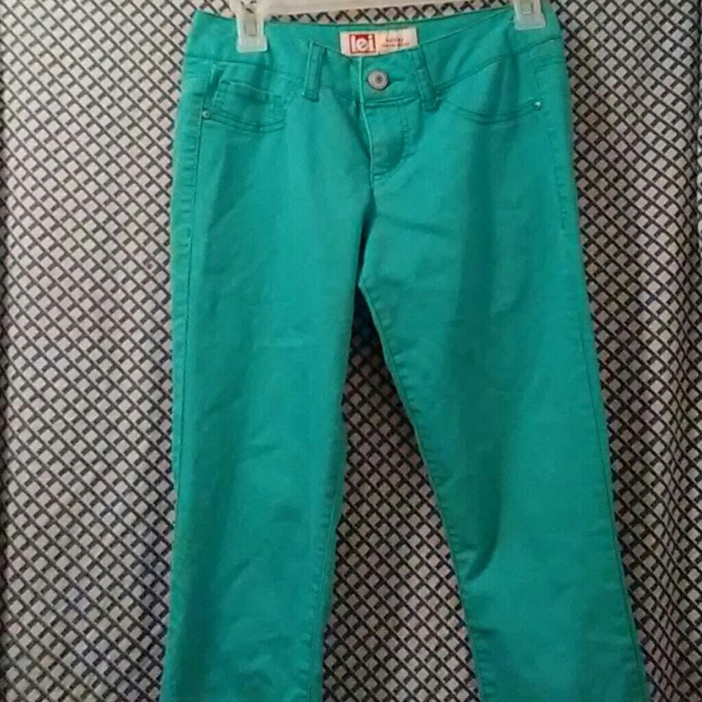 Colored skinny jeans